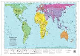 Read Online Peters World Map 53 X 77 Cm 