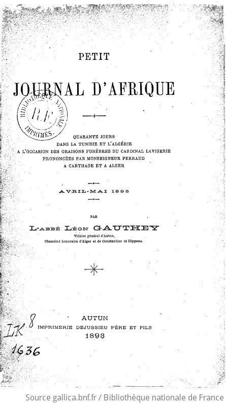 petit journal d afrique quarante jours dans la tu
