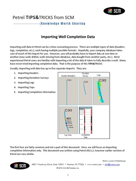 Petrel Tips Tricks From Scm Scm E P Solutions Inc