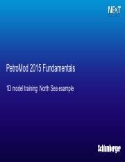 Petromod Training Course