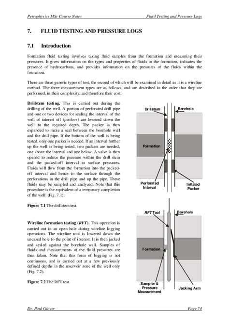 Petrophysics Msc Course Notes By Paul Glover