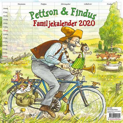 pettson  samt findus  årsalmanacka 2020