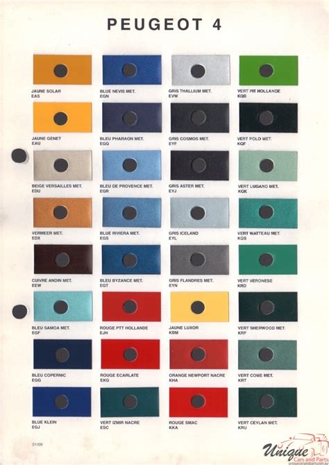 Full Download Peugeot 106 Colour Guide 