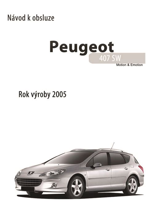 Read Peugeot 407 Sw Manual Guide Book 