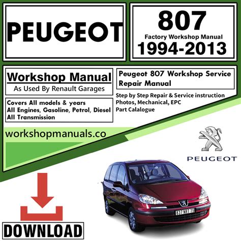 Full Download Peugeot 807 Manual Download 