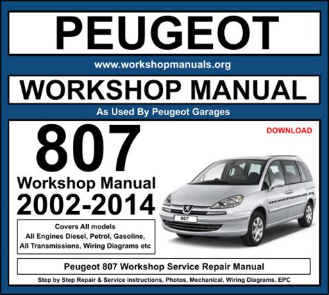 Download Peugeot 807 User Guide 