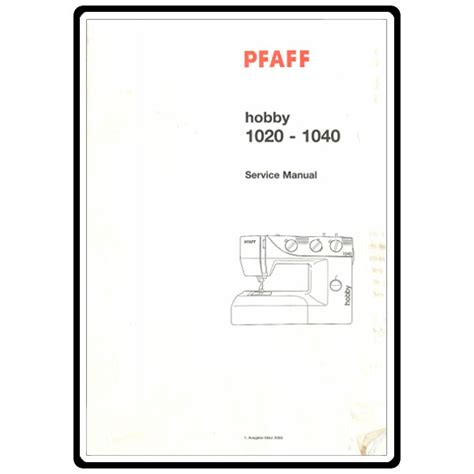 Full Download Pfaff 1040 User Guide 