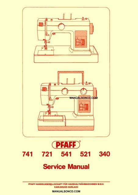 Download Pfaff Service Manual 