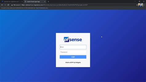pfsense 2.4.4 Captive Portal with HTTPS Authentication YouTube
