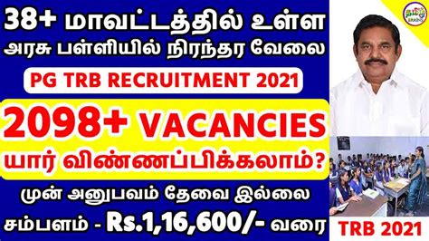 Pg Trb Notification 2021