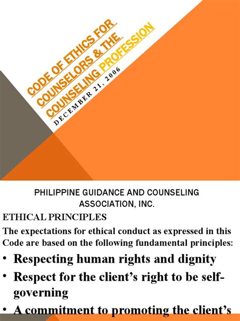pgca code of ethics pdf