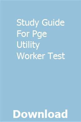 Download Pge Tech Test Study Guide 