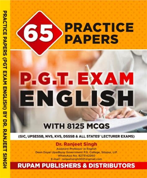 Pgt English Papers