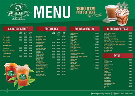 phúc long menu | Review Menu Phc Long mi nht chi