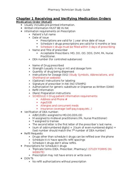 Read Online Pharmacy Technician Study Guide 