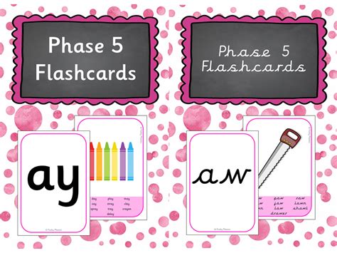 Phase 5 Flash Cards   Flash Cards Phase Five - Phase 5 Flash Cards