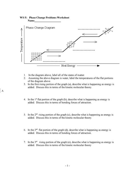 Phase Change Diagram Answer Key