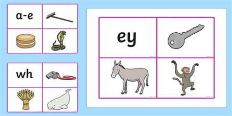 Read Online Phase 5 Phoneme And Picture Matching Cards Ay 
