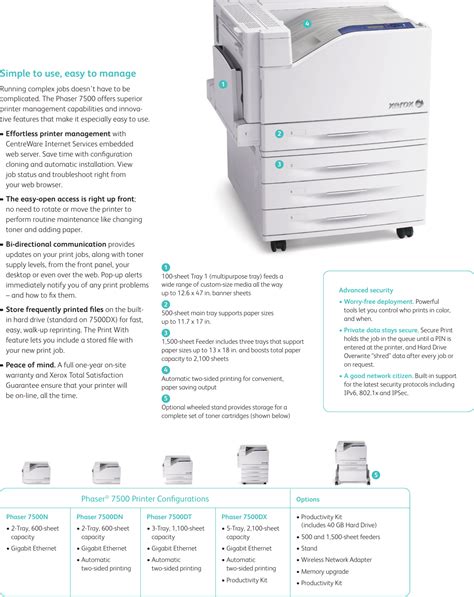 Read Online Phaser 7500 User Guide 