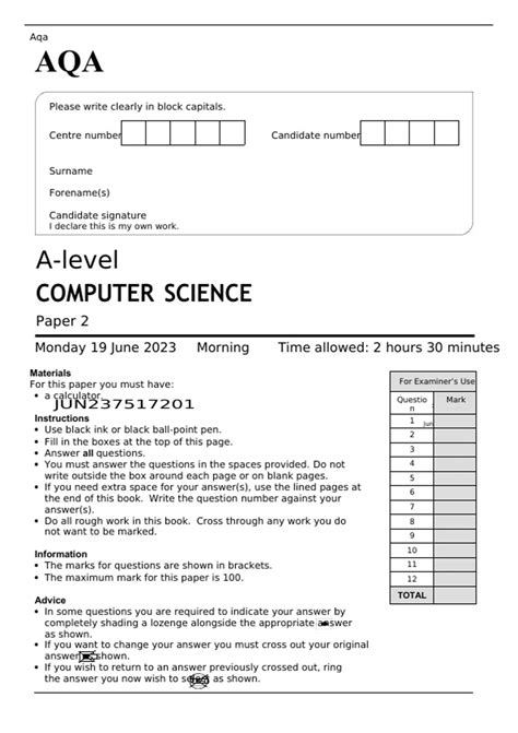 Read Online Phd Question Papers Computer Science 