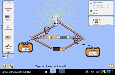 Phet Circuit Construction Kit Dc Answers