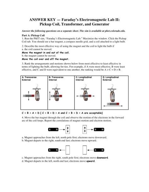 phet electromagnetic lab answers