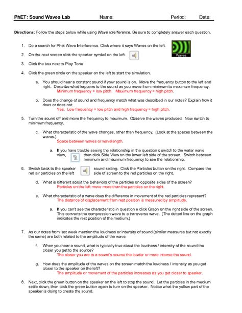 Phet Simulation Lab Answers