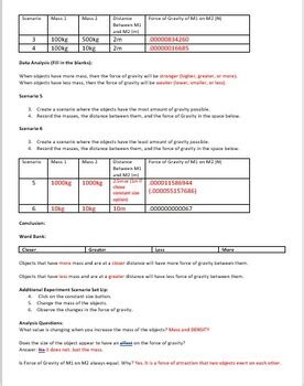 Read Online Phet Simulation Gravity And Orbits Answer Key 