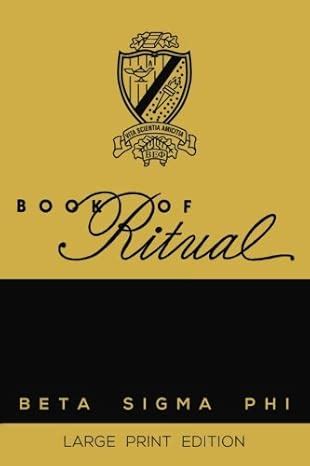 Phi Beta Sigma Ritual Book