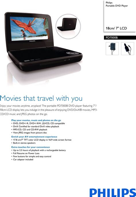 Download Philips Portable Dvd Player User Guide 
