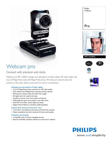 Download Philips Webcam User Guide 