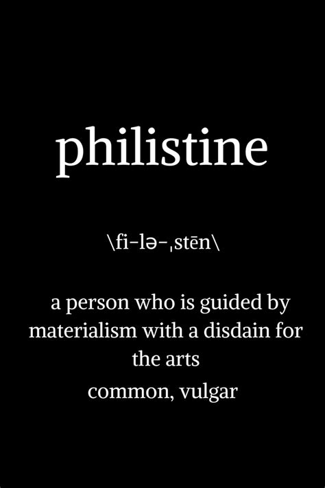 philistine - WordReference.com English Thesaurus