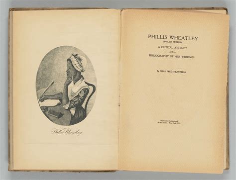 phillis wheatley bibliography