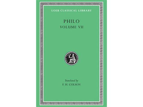 Read Online Philo Vol Vii On The Decalogue On The Special Laws I Iii 
