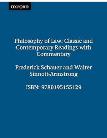 Read Philosophy Law Contemporary Readings Commentary 