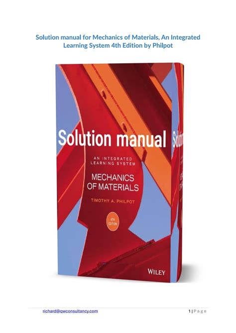 Philpot Solution Manual