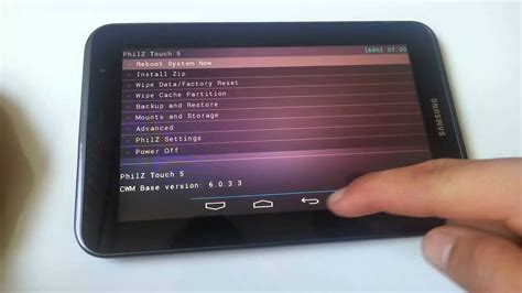 philz touch recovery galaxy tab 2