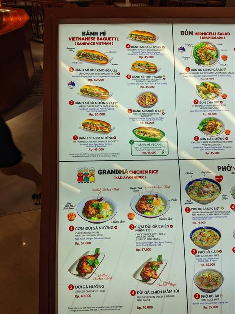 pho ba ba menu | Cc mn ngon ch bin t ba