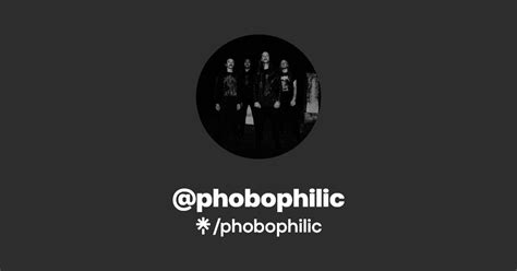 phobophilic Instagram, Facebook Linktree