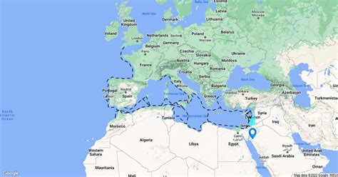 phoenician trade routes : Scribble Maps