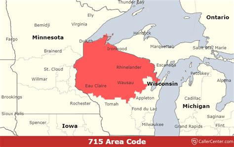 Phone Area Code 715