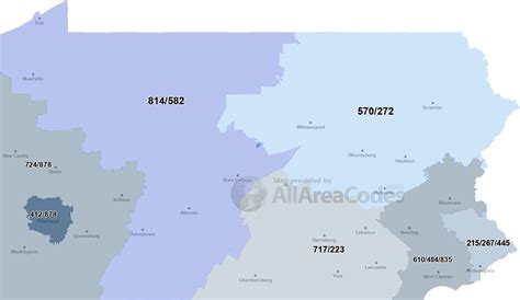 phone code pennsylvania