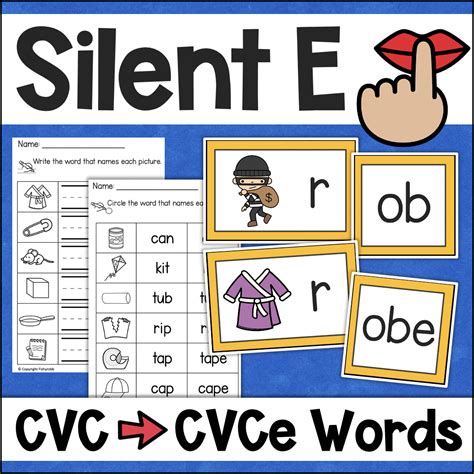 Phonics Activities Cvce Silent E Printable Amp Digital Silent E Activities For 2nd Grade - Silent E Activities For 2nd Grade