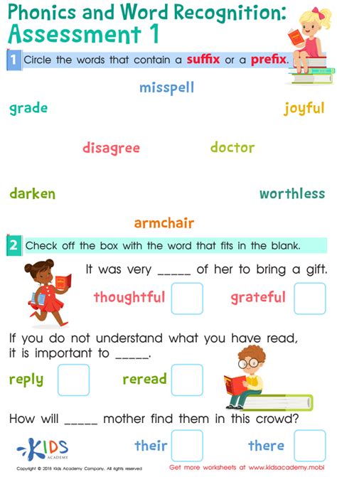 Phonics And Word Recognition Free Worksheets For Grade Word Recognition Worksheet - Word Recognition Worksheet