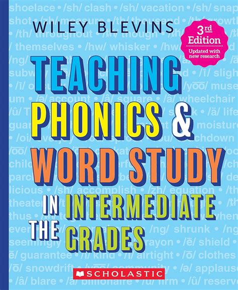 Phonics And Word Study For The Teacher Of Reading