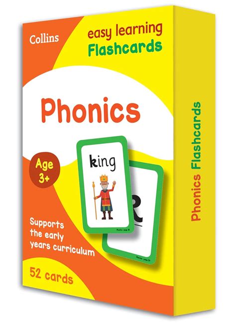 Phonics Flashcards Collins Easy Learning Preschool