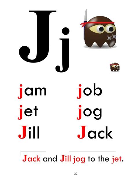 Phonics Letter J Learn To Read Pocket Preschool Preschool Words That Start With J - Preschool Words That Start With J