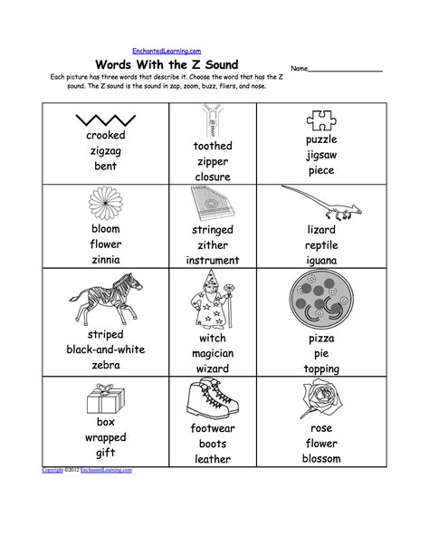 Phonics Picture Dictionary Activities And Worksheets To Print An Sound Words With Pictures - An Sound Words With Pictures