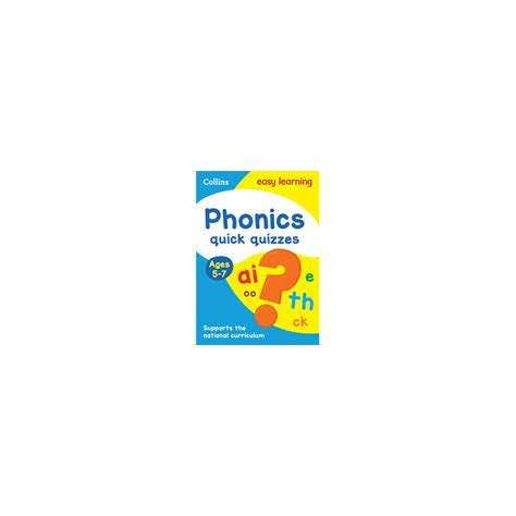 Phonics Quick Quizzes Ages 5 7 Collins Easy Learning