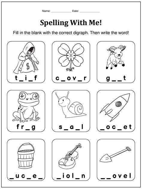 Phonics Worksheet For Grade 1   1st Grade Phonics Worksheets Consonants S Blends Digraphs - Phonics Worksheet For Grade 1
